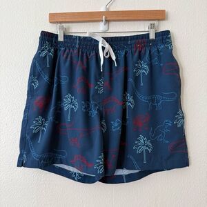 Chubbies Men's Size XL 5.5" Inseam Prehistoric Dinosaur Print Swim Shorts Trunks